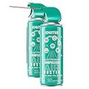 iDuster 10 oz Air Duster Disposable Electronics Dust Off, 2-Pack