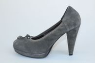 chaussures femme CALPIERRE 37 EU escarpins gris daim DR891
