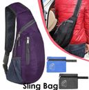 Mens Chest Bag Shoulder Backpack Man Sling Cross Body Satchel Travel Bag