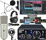 PreSonus AudioBox GO | USB-C Audio Interface for Music Production with Studio One DAW Recording Software, Music Tutorials, Sound Samples and Virtual Instruments Studio Bundle