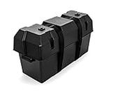 Camco Heavy Duty Double Battery Box with Straps and Hardware - Group GC2 | Safely Stores RV, Automotive, and Marine Batteries | Measures Inside 21-1/2" x 7-3/8" x 11-3/16" | (55375)