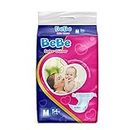 BEBE Baby Taped style Diaper, Medium 5 to 11 Kg, Extra Comfort and Protection (54 Pieces, M)