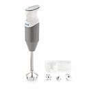 BOSS B132 Portable Hand Blender 225W - Watt | Variable Speed Control | 3 Years Warranty | Easy to Clean and Store | ISI-Marked, Twin Grey