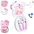 Unlocked Hello Kitty Flip Cute Lovely Small Mini Phone For Girl Kids Xmas Gifts