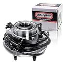Front Wheel Bearing and Hub Assembly Fit 2006-2010 Ford Explorer, 2007-2010 Explorer Sport Trac, 2006-2010 Mercury Mountaineer Hub Bearing w/ABS, 5 Lugs, Replace 515078