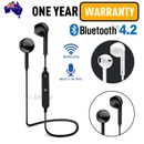Premium Bluetooth Wireless Headphones Running Sport Earphones Gift with Mic AU