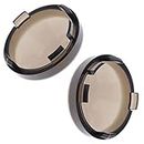 T.O.G. 2 Pieces Smoke Lens Turn Signal Light Cover For Harley Dyna Softail Beige