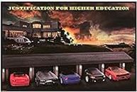 Classic Sports Car Art Poster Justification For Higher Education Kuche & Haushalt Reprinted 36" X 24" Horizontal