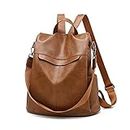 shepretty Women's Anti-Theft Backpack Leather Shoulder Bags,k
