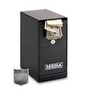 Mesa Safe Cash Depository Safe, 0.2 cu. ft, 20 lb, Hammered Gray - MUC1K