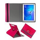 Fastway Rotating 360° Leather Flip Case Cover for Honor MediaPad T3 10 32 GB 9.6 inch with Wi-Fi+4G Tablet (Pink)