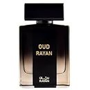 RAYAN Arabian Imported Perfume - Oud Modern Eau De Parfum for Men and Women - Long Lasting Fragrance with Oud, Grapefruit, Cardamom, Lavender, & Sandalwood - Ideal Gift for All Occasions - 100 mL
