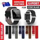 Genuine Replacement Leather Band Wrist Strap Watchband For Fitbit Blaze Watch AU
