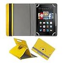 Fastway Rotating 360° Leather Flip Case for Amazon Fire HD 7 Tablet Yellow