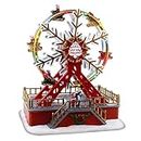 Christmas Ferris Wheel | Animated Lighted Musical Christmas Village| Perfect addition to your Carnival Christmas Decorations & Snow Village Displays 11 in