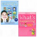 Usborne Facts of Life Growing Up, What's Happening to Me 2 Books Set NEW