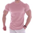 Bodybuilding Gym T-Shirt Mens Workout Shirt Muscle Tee Men Fitness Clothing Top❤