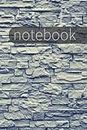 notebook - notes and ideas, journal, writing, diary, create: work, school, noted words, stone wall
