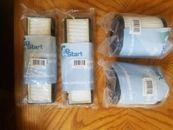 Vacuum filters by UpStart Appliance Parts (Lot of 2 Round & 2 Flat Filters)