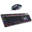 FASHIONMYDAY Wired Gaming Keyboard and Mouse Combo 104 Keys Set A Blue Switch | Computers & Accessories|Accessories & Peripherals|Keyboards, Mice & Input Devices|Keyboards