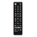 AMZJK Universal Remote Control for All Samsung TV for All LCD LED HDTV 3D Smart TVs Remote, Black