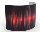 Curved DJ Facade Booth Half Circle Enclosure with Fabric Cover Backdrop Stand