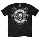 Avenged Sevenfold Men's Stars Flourish T-Shirt Small Black