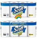 2 Packs Scott Rapid-Dissolving Toilet Paper Bath Tissue 8 Rolls, Total 16 Rolls