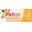 Piriton Allergy Tablets 30 Tablets Anti Histamine Pharmacy Medicine UK