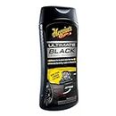 Meguiar's G15812EU Ultimate Black Plastic Restorer - Kunststoffpflege Auto - Autopflege für Innen & Au�ßen - hervorragender UV-Schutz und Glanz - Schutz vor dem Ausbleichen - 355ml