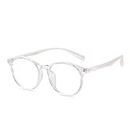 Children's Blue Light Blocking Glasses Fashion TR90 Round Frame Prevent Eye Fatigue Anti-UV Computer Glasses,E