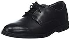 Clarks Boys Black Leather Sneaker (26134992)