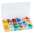 Fresh Fab Finds 220Pcs Car Blade Fuses Assortment Automotive Truck Motorcycle Fuses Kit ATC ATO ATM With Fuse Puller 5/7.5/10/15/20/25/30Amp - Multi