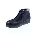 Clarks Men's Wallabee Boot (Denim Blue Synthetic) (us_footwear_size_system, adult, men, numeric, medium, numeric_8_point_5)