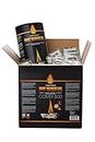Burner Firestarter Combi Anzünder 500 Stück geruchslos für Grill, Kamin, Ofen und Kamine, 500 Beutel