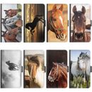 Horse Phone Case For Iphone 13/12/11 Pro/Max, PU Leather Flip Cover, TPU Insert