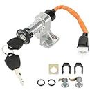 YOXUFA Ignition Key Switch Lock Assembly Kit for GY6 49cc 50cc 125cc 150cc 139QMB Tao Tao VIP Icebear Jonway Roketa Tank Peace Sports Vitacci Magnum Sunny Chinese Gas Scooter Moped Replacement Parts