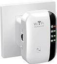 WiFi Extender, WiFi Booster, WiFi Repeater, Covers Up to 5000 Sq.ft and 45 Devices, Internet Booster - with Ethernet Port, Quick Setup, Home Wireless Signal Booster