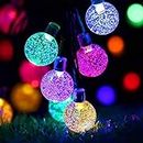 Solar Fairy Lights Outdoor Waterproof, 50LED , 8 Mode 7M/24Ft Indoor/Outdoor String Lights for Garden Patio Yard Home Christmas Parties Wedding(Multi-Coloured)