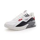Red Tape Sneaker Casual Shoes for Men | Soft Cushioned Insole, Slip-Resistance, Dynamic Feet Support, Arch Support & Shock Absorption Red/White