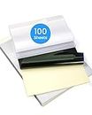 Phomemo Tattoo Transfer Paper - 100 Sheets A4 Size, Thermal Stencil Paper for Tattoo Transfer Kit - Commercial & Personal Use, DIY Tattoo Tracing Paper Compatible with M08F Printer & Tattoo Supplies