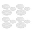 Gadpiparty 12pcs Round Furniture Caster Cups for Carpet Hard Floors Non Slip Furniture Pads Furniture Grippers Silicone Feet Furniture Legs Floor Protectors