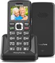 Easyfone T200 4G New Upgrade Unlocked Basic Feature Senior Cell Phone Easy-To...