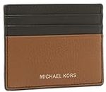 Michael Kors Men's Cooper Slim Tall Card Case Leather Wallet (Luggage)