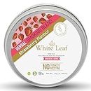 White Leaf Tobacco & Nicotine Free Smoking Mixture With 100% Strawberry Flavour Herbal Smoking Blend (makes 40 rolls) Tobacco Alternatives, Herbal Smoking Mix 1 Pack 30gm