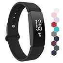 Adepoy for Fitbit Inspire 2 Straps, Waterproof Soft Sport Bands Compatible with Fitbit Inspire/Fitbit Inspire 2/ Inspire HR/Ace 2, Women Men