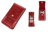 LIKECASE Mobile Phone, Card & Mony Wallet Waist Pack/Belt Bag Case for Motorola G7 Play/Moto One / E5 Play / E5 / E6 / E6 Play / G5 Plus / G5 - Red