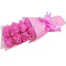 Primrue Artificial Fake Carnations Scented Forever Carnation Soap Flowers Bouquet in rectangular in Pink | 15.5 H x 5.5 W x 3.25 D in | Wayfair