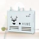 WiFi Box Hider On Floor Wall Mount for Game Console Streaming Media Equipment,A58x9.5x48cm