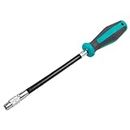 wolfcraft Hand Screwdriver with Flexible Shaft I 1236000 I For working in hard-to-reach places